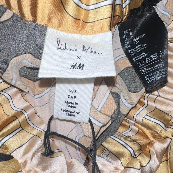 Gorgeous H&M x Richard Allan Pleated Skirt High Waisted Skirt Small - Picture 8 of 13